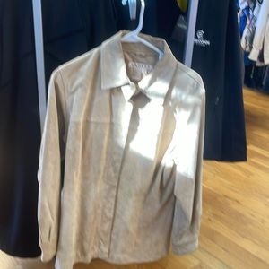 Soft leather suede women’s jacket